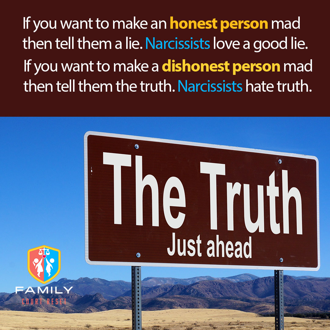 Narcissist lie and hate truth meme