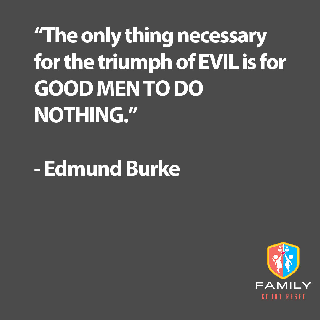 The only thing necessary for the triumph of evil is for good men to do nothing meme
